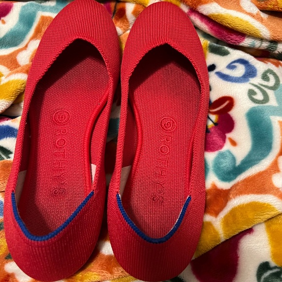 Red Rothys flats 7.5 - Picture 3 of 5